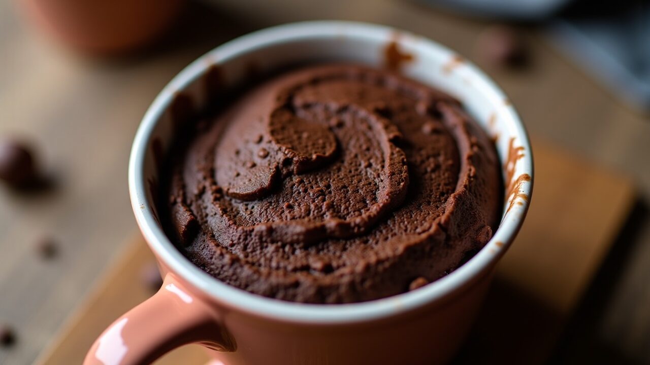 Mug cake au chocolat sain : une recette express et simple à préparer