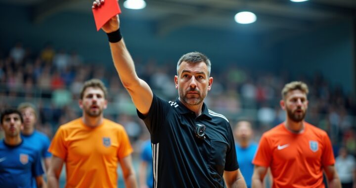Carton rouge au handball : comprendre les règles, les sanctions et leurs impacts majeurs